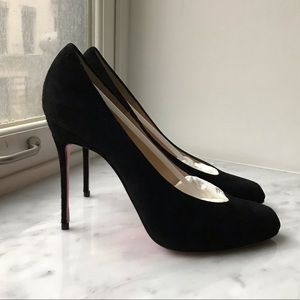 Brand new Christian Louboutin suede pumps